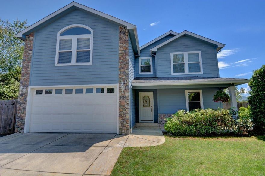 This one owner home shows really well. Super cute two story with a fantastic floor plan. Large, open kitchen to the great room. Walk-in pantry. Beautiful hardwood floors on the main level. Large master suite and two other spacious bedrooms. Really nice, open bonus/flex room upstairs. Professional remodel in 2006. Mature landscaping with sprinkler system. RV parking (10.5 ft. at the gate, but at least 12 after the gate.) Depth set up now for about 30 ft., but could be as long as you need.