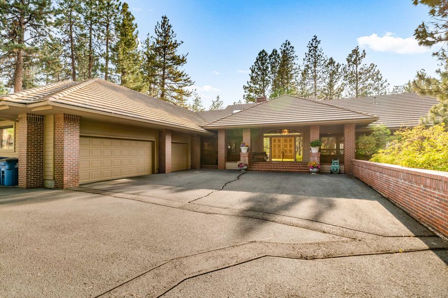 Listed at $1,295,000, this custom-built 1992 home sits on nearly 5 acres of pristine, private, wooded land with stunning Cascade Mountain views. This property is an exceptional value for those with vision. The home, though in original condition, offers a solid, quality construction and is ready for updates—priced aggressively to reflect this. Featuring a spacious 3-car garage plus a shop with RV bay, there's ample room for storage, hobbies, or a workshop. Enjoy abundant wildlife, peace, and natural beauty from your own backyard. This is a rare chance to create your dream home in an incredible location, all while building equity. The value here is clear—don't miss this unbeatable opportunity to own a slice of paradise at a fraction of the cost! Bring your vision and make this your own.