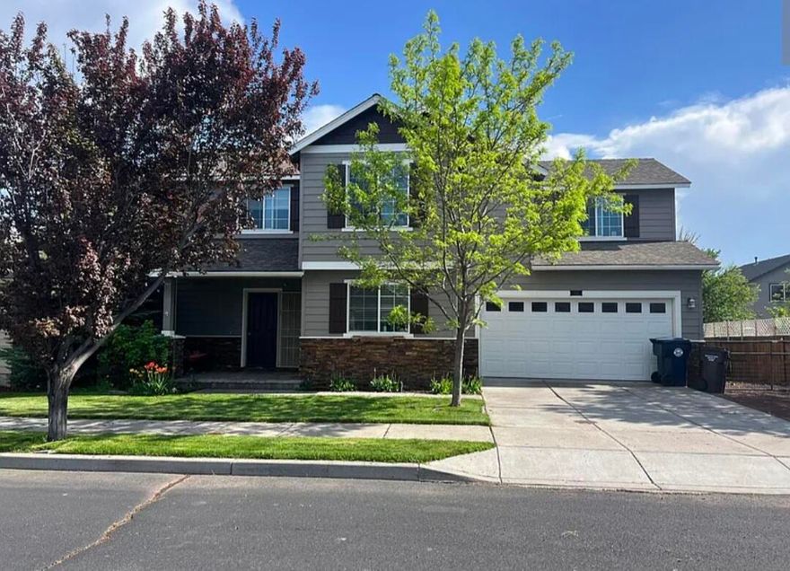 Centrally located in a quiet street on the Redmond's West side with easy access to schools and shopping. 4-bedroom 2.5 bath great for the growing family with room for the little ones and pets. There is a large graveled area for extra parking and access to the backyard so bring your toys. Large fenced backyard with a fire pit, cover patio, and a balcony off main bedroom, mature trees and a huge storage shed. Comes with air conditioner to keep cool in the hot summer months and a gas fire place in the living room.