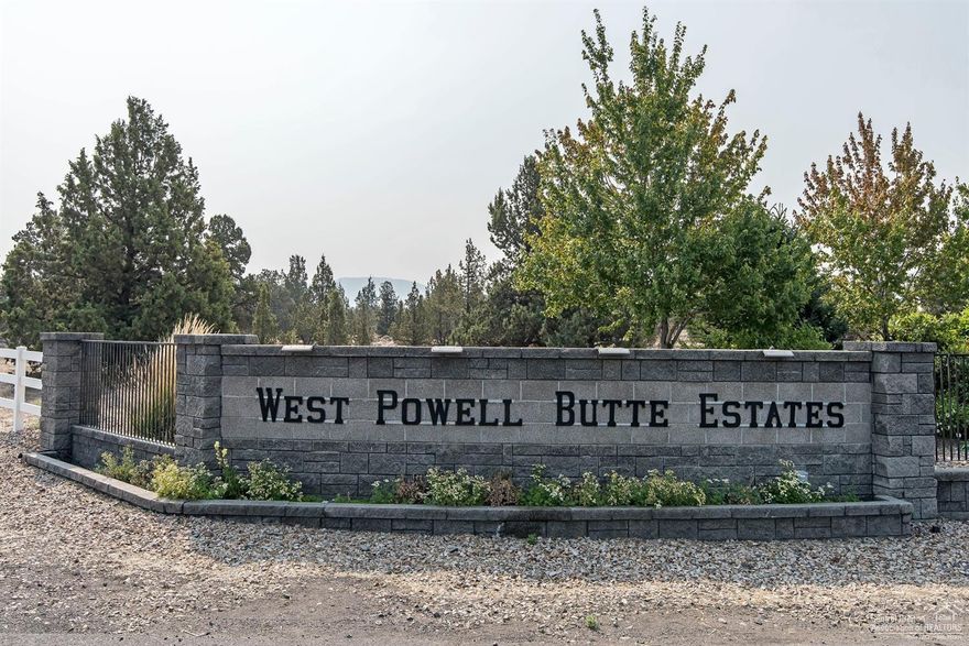 Come experience the beauty of West Powell Butte Estates! This pristine gated community offers<br>paved roads, riding trails and lots of elbow room. Country living yet only minutes from Redmond. This gorgeous 20 acre flat<br>lot is ready to build your dream home. Price reflects the need for Well, Septic and Electrical to be added to this property.