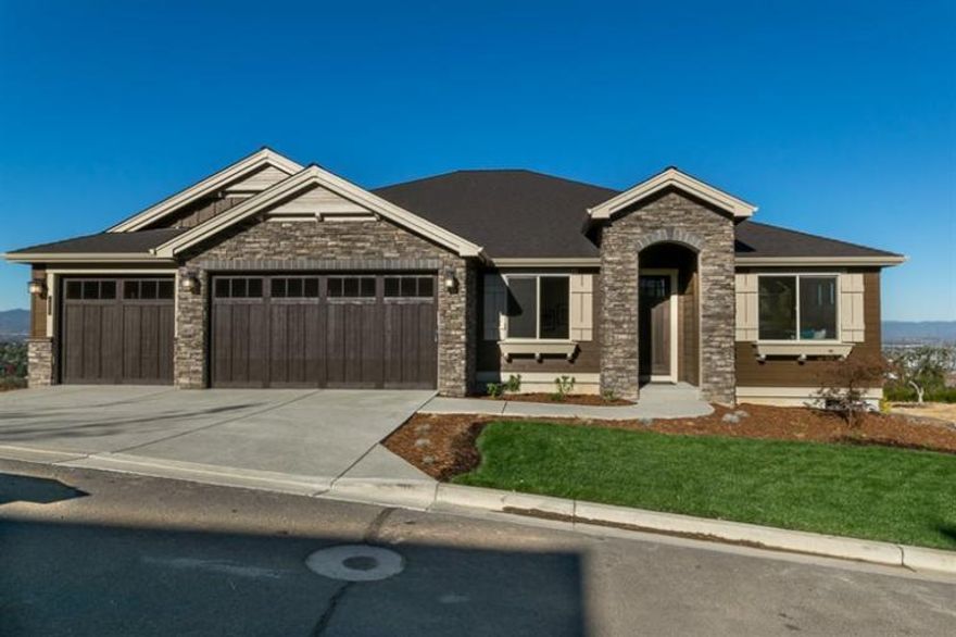 Northwest recognized and award winning builder Pahlisch Homes is excited to introduce the Bainbridge floor plan! This home is located in the heart of the beautiful Bella Vista Heights community. This 3 bedroom, 3 bathroom and 1 office home offers a spacious floor plan, engineered hardwood flooring, vaulted and coffered ceilings, and panoramic views throughout. The kitchen is equipped with a walk-in pantry, a sizeable island, and stainless steel appliances. The spacious master suite is a relaxing place to unwind, especially in the spa-like bathroom that has a walk-in closet and soaker tub. There is so much fine detail in this home, you will fall in love! Front and backyard landscaping is included along with washer, dryer, refrigerator and wine refrigerator. Move in ready! BAINBRIDGE 3-P-2534-1. Builder is placing stairs off of back deck so you can easily get to the access door to utilize the under structure storage.