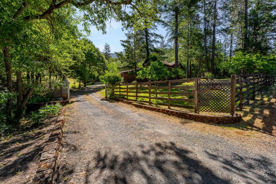 BEAUTIFUL 3 bedroom, 2 full-bath, + 1-bath downstairs in a 1,470SF home in the convenient Cloverlawn Subdivision. An oversized covered porch leads to the front door and LARGE GREAT ROOM with a dual sided wood burning fireplace and picturesque windows for spacious entertaining!! RV parking, driveway swing gate for privacy + 2-car garage, with walk-in access to BONUS ROOM AND BATH DOWNSTAIRS + wide driveway in front for cars and your toys. Light, bright and
cheerful throughout. Kitchen is organized with tile countertops, lots of storage and easy care floors. Schools and shopping, within minutes. rear yard with garden boxes and aviary or chicken coop. Serene and green yard for outdoor entertainment. seasonal creek. Private and Quiet. A tranquil place for the end of your work day or retirement. MOVE IN READY. Don't miss scheduling your tour today.