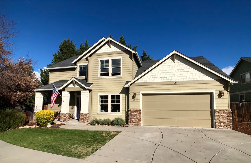 This home will tick all your boxes! Sought-after location, excellent condition maintained by doting owners, spacious main suite on the main level with tiled shower, soaking tub & 2 vanities, tons of natural light, walk-in closets in all 4 bedrooms, 2 sinks in family bathroom, maple hardwood floors, large fenced yard, mountain views, 2-car garage with workshop & sink, and so much more! The ''Smart'' features throughout take home life to the next level with voice-controlled NEST thermostat, lights (can also be set to motion-activation), blinds and security systems. The open kitchen boasts granite countertops, new $2,200 dishwasher, gas range/oven and breakfast bar. Just under 2,500 sqft, this home features many usable living spaces including 4 large bedrooms, 2.5 bathrooms, formal dining, a light-filled foyer/office space off the entry, and of course the impressive grand room with soaring cathedral ceilings and gas fire place. This house is a must see - truly one of the best on the block!