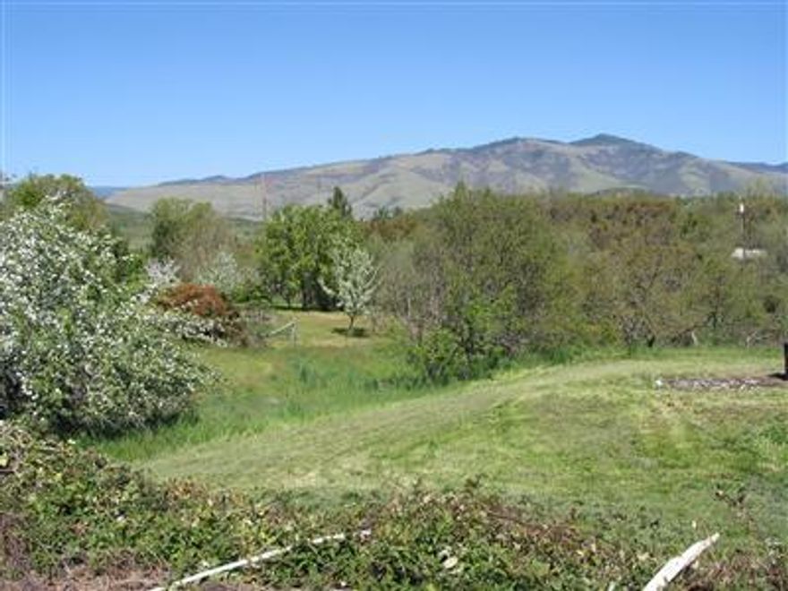 Magnificent view property minutes from Ashland. 3/4 Acre. Peaceful & private lot w/mature trees. Property has very nice 960 sq.ft. shop. This wonderful setting is ready for a new home for an amazing estate. Rural manufactured home development has water from shared wells and individual septic systems.