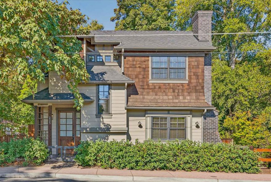 Experience the best of both worlds—urban energy and small-town ease—in this rare Jacksonville home. Live a city-style life without the stress: within a few blocks are restaurants, shops, wine tasting rooms, the post office, groceries, galleries, and everyday services—you can walk, roll, or bike everywhere. Small-town benefits abound: virtually no traffic, a dedicated on-street parking space, nearby parks, and miles of hiking and biking trails. Inside, a modern, efficient interior is thoughtfully set within a period-architecture building, blending comfort, craftsmanship, and contemporary design. Tall windows, quality finishes, and smart storage make daily living effortless. Outdoors, a low-maintenance patio is perfect for al fresco dinners, morning coffee, or relaxing with friends. This is refined, convenient living—where lifestyle, location, and livability meet in one compelling opportunity!