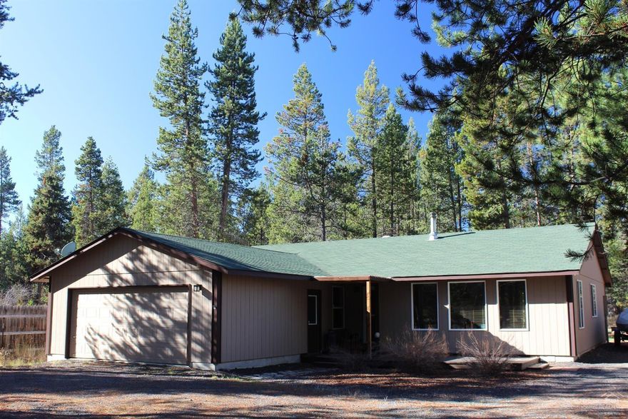 Wonderful single level home recently remodeled with open floor plan and lots of natural light. Close to Sunriver, Bend, Mt Bachelor. Twenty minutes to 4 separate lakes for fishing, boating, camping and day use. The community has its own boat launch and dock to enjoy the Deschutes River. Plus room for recreational toys, motor home or boat on this large half acre lot. You'll love the quiet surroundings in this great neighborhood with lots of trees. Don't miss this one.