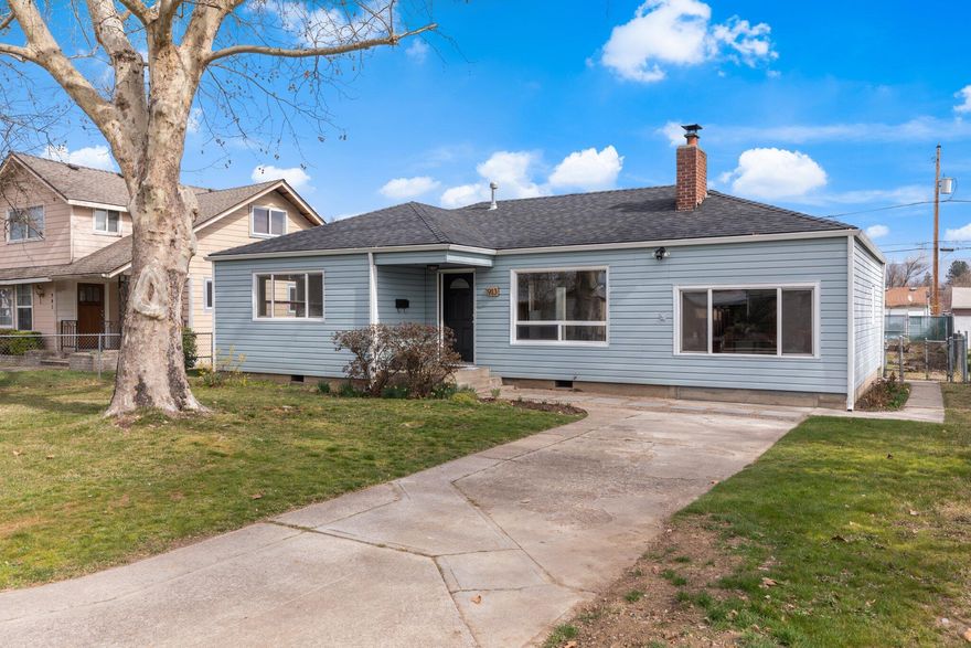 Attention all 1st time Homebuyers!! This home is Cozy, Delightful, and has been well cared for. This 3 bedroom 1.5 bath is completely move-in ready, and includes all of the  appliances. There's a full size garage in the huge backyard right off of the alley. Some of the features that you will enjoy is, all of the natural lighting throughout, built ins ready for your decor, and an added bonus room .If you love to host and entertain, then you will love the fabulous large deck, right off of the kitchen. The backyard is very spacious, and even has flower beds ready for your own personal touch !! Take note of the newer roof, vinyl windows, recently refinished floors and fresh paint job! So, who's ready to move in ??