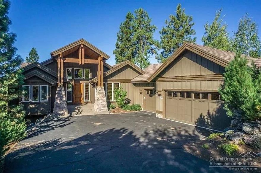 Custom build home by Greg Welch. Lifetime TILE roof. 8' cedar doors. Lg. open kitchen and living room WITH VIEWS OF 7 MOUNTAINS. Lg. bedrooms. 3-car over-sized garage 12' ceiling. .63 ac. landscaped yard w/ gas fire pit. 4-waterfall lighted stream. Auto. outdoor lighting, including path. 7-zone auto. sprinkler system. Whole-house humidifier. 3-smart zone controllers. HunterDouglas wood blinds throughout. Power shades on back windows. Lg. storage room. Interior/exterior LED lighting. 4-zone music com controls. 120 gal. propane tank to fire pit & grill on top deck. Fenced dog run. Short-term rental transferable license. 


Very roomy home and yard. Never feel like you're too close to neighbors. LOVE the mountains from the kitchen, great room, and Master! So nice having an over-sized 3-car garage w/12 ft. ceilings for hanging kayaks & bikes. Sitting around the fire pit & watch the large water features is almost a year-around event. Great neighborhood that's close to town.