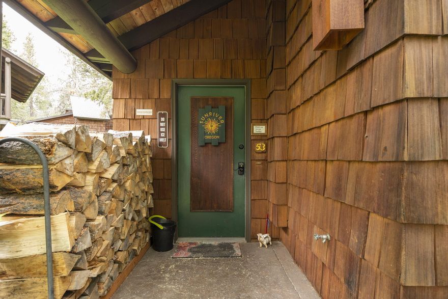 Peaceful Sunriver split level execuitve wildflower II Condo ready for your home or home get away or use as VRBO ok! price reduction 36000. With two bedrooms and two and a half bathrooms, open kitchen floor plan and extra square foot EXECUTIVE model,this condo has it all! Two Decks and central location to  access the village or SHARC center!Call for a showing today! UNIT 53.