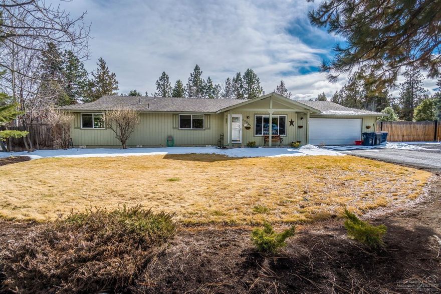 Beautiful private single level on 1/2 acre. Plenty of upgrades w/Granite countertops, cherry cabinets, SS appliances, glass backsplash & farm sink. New hickory wood flooring, wood stove and knotty pine interior wood doors and trim. Fully fenced with 19 foot sturdy gate for all your toys. Covered RV parking, shed with additional storage + room for your new huge shop. Well manicured yard includes timed sprinkler system & aspen trees. Dog kennel and trampoline included. Close to senior center & Larkspur park.