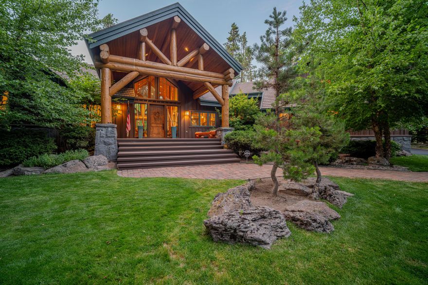 Indulge in luxury in this timeless home constructed by Sun Forest in 2003 within the prestigious gates of Crosswater. 4 bedrooms (3 full suites) & 4 full baths provide ample space for everyone. The kitchen is the true hub of this home with Kitchen Aide appliances, an abundance of counter space and beautiful cabinetry.  Built-in storage throughout. The great room impresses with slate and hardwood floors, knotty pine laid vaulted ceilings, and large windows and a stunning stone gas fireplace. Primary suite features deck access, gas fireplace & spacious bath suite. Bonus: Office, 3-car garage with workspace. Monier tile roof. Embrace the serenity & elegance while enjoying the wildlife of this Crosswater masterpiece. Thoughtful landscaping ensures ultimate privacy. There are 92 homesites in Crosswater, 200 acres of open space with 3.25 miles of paved walking trails. Private heated pool, workout area & tennis. Come & claim your place in Crosswater & call this special community HOME!