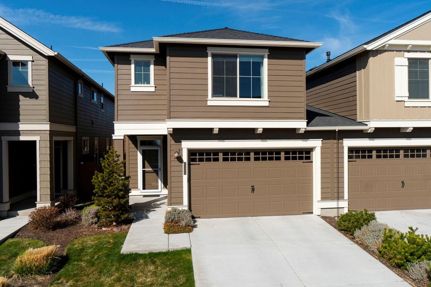 South facing light pours into this lovely townhome built by Pahlisch Homes. Open floor concept with the main living area, kitchen, half bath & garage on the first floor. The second floor offers a spacious primary bedroom, 2 guest bedrooms, laundry room, bathroom and second living room. A lovely backyard to spend time outdoors with common space across the back fence to the west this property offers so much for the new owner.