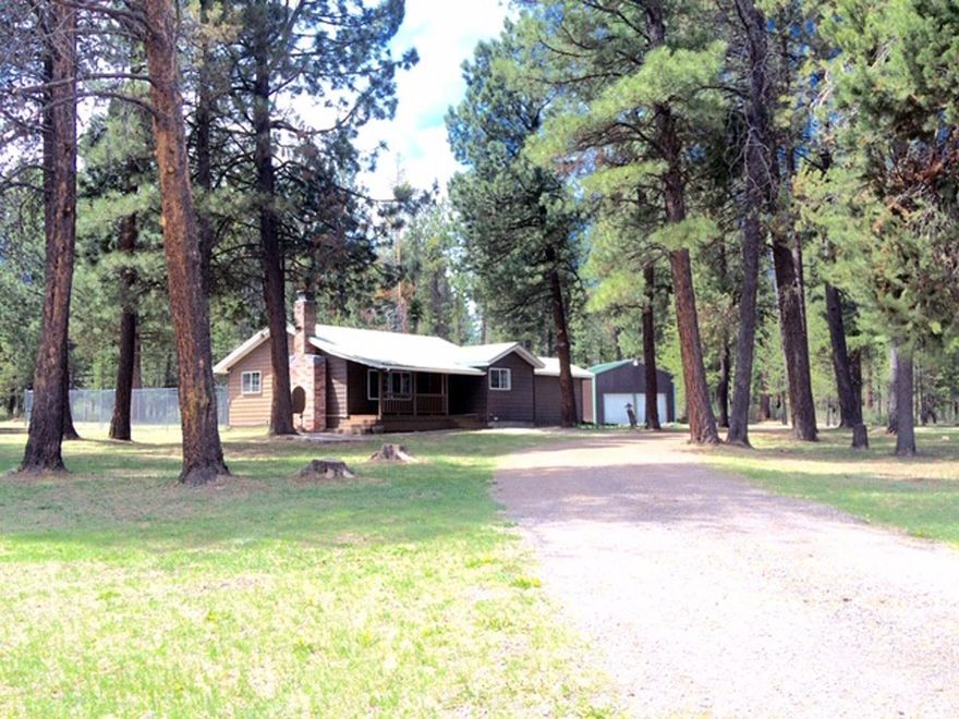 Newly remodeled 2 bed/1 bath home on 1.85 ac in the Rainbow Park subdivision, across the street from the Williamson River and close to Hwy 97. Circular drive, covered porch, spacious living room, large kitchen, laundry room and single-car attached garage. Detached 24' X 24' garage/shop with two 8&1/2' foot doors, pump hse/studio is approx 250 sq ft, barn is approx 21X21 with covered parking on both sides. CCR'S available. Access to river is close by.