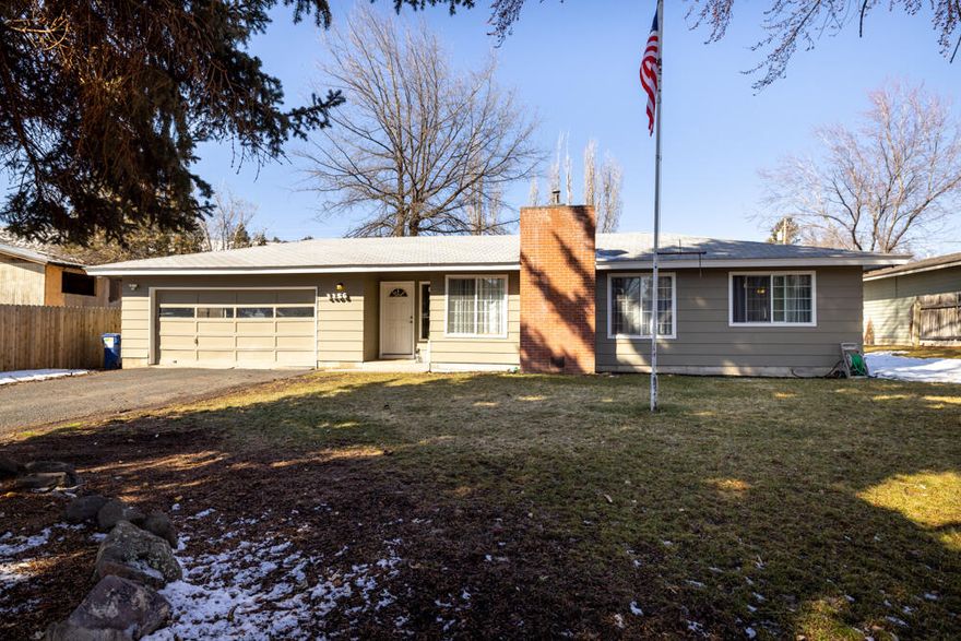 BACK ON MARKET AT NO FAULT TO SELLER. Updated in 2019 home nestled in the tress on .33 acres, just minutes from downtown shopping. Spacious living room features a stone fireplace with pellet stove insert. Many windows offer ample natural lighting installed throughout. Formal dinning is open to living-room. Kitchen has newer counter tops, range, dishwasher, sink, and hood. Spacious great-room off the kitchen offers extra entertaining for children or extended family. Central Heating and air conditioning installed 07/2021.  A sliding glass door that exits to the back yard with cement patio. 4 bedrooms including a en suite with double closets. Main bathroom offers double sink vanity and new tub/shower. Separate laundry room has storage and separate door to backyard. 2 car garage with auto opener with outdoor access. Plenty of room for home gym in garage. Forced air gas heat & air conditioning. A Fully fenced and private backyard has mature trees and garden shed. Many Updates