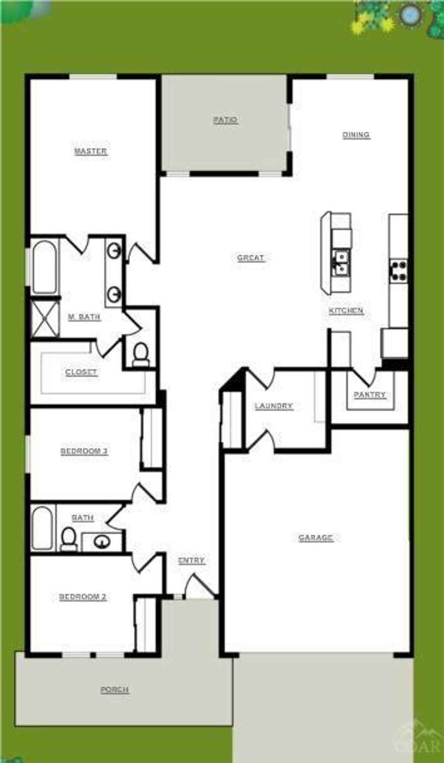 this spacious Orchard plan, personalized with additional windows, gas fireplace, Birch cabinets, tile and flooring. Open concept kitchen and great room, walk in pantry, soaker tub and much more...Pictures are of similar model home