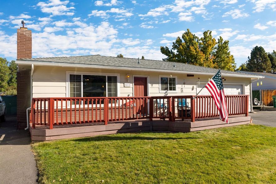 Wonderfully kept Sunset village home. This 4 bedroom 2 bath home sits on .23 acres and has a great yard with a water feature and in-ground sprinklers. The front yard has a beautiful trex deck perfect for enjoying the warm summer evenings. There is plenty of living space at 1782 square feet and a bonus room that sits off the living room/dining room. Within the past 5 years a new roof has been installed and there has been new exterior paint. Schedule your showing today! Seller will look at back up offers.