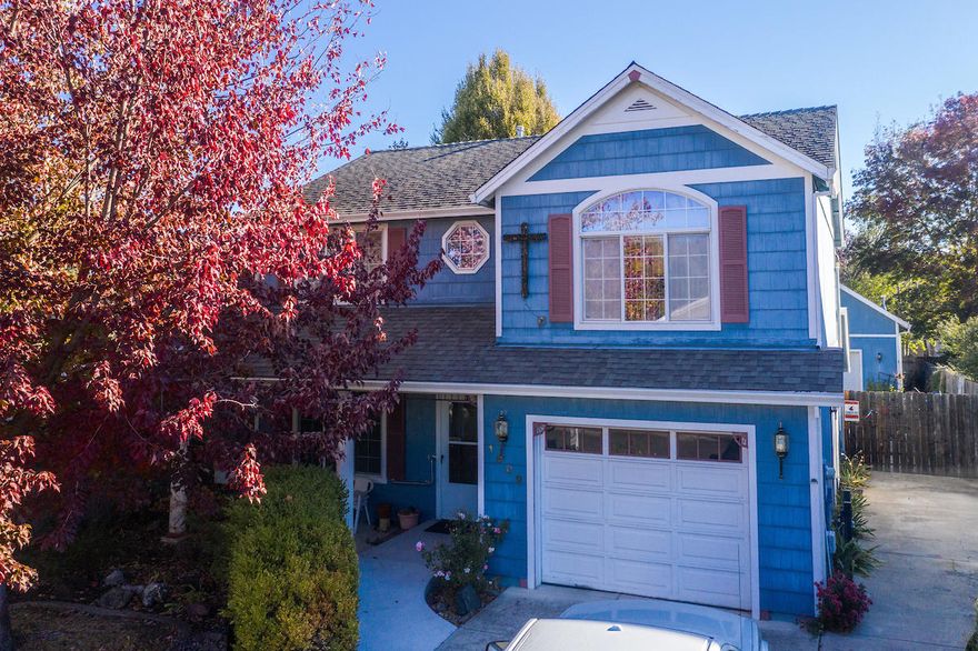 1 Of A Kind Opportunity*Custom-Built 2-Story Home*Great Neighborhood*Quiet Dead-End Street*Attached Single Car Finished Garage PLUS Huge Detached 720 Sq. Ft. Finished Shop w/Perfect 2 Family Living Upstairs Over Shop w/Small Kitchen Area/Additional Laundry/Full Bathroom, Plus ''High End'' Custom Built Detached Room, & storage shed. The home has an excellent floor plan w/nice sized rooms, large living room, additional sunroom, newly added downstairs full bathroom w/walk-in spa, plus more. This home boasts beautiful coffered ceilings, forced heating/air conditioning, quality gas stove for extra heat, kitchen pantry, RV parking, tons of cabinets for storage, built-in eating area and open access to the huge laundry room with a walk-in spa tub downstairs.  Upstairs rooms have vaulted ceilings, 3 bedrooms including the large primary suite with a walk-in closet & private bath with walk-in shower. Fully fenced back yard w/mature landscaping. Bring your buyers to this home, they will love it