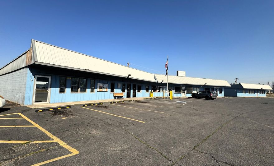 Prime Commercial Opportunity in Downtown Chiloquin! This single-level, multi-tenant strip mall features 7 total spaces, including long-term tenants including the U.S. Post Office and the popular Potbelly Cafe. Also included is the stand-alone building at the end of the strip mall and ready for new tenants—ideal for retail, office, or service businesses. Located in the heart of downtown Chiloquin with a dedicated parking lot, good visibility, and steady traffic. Great investment or owner-user opportunity in a Southern Oregon rural community. Sale includes two vacant lots on the north side of the mall and 1 vacant lot on the south side for a total of 10,000 sq ft building on 1.4 acres.