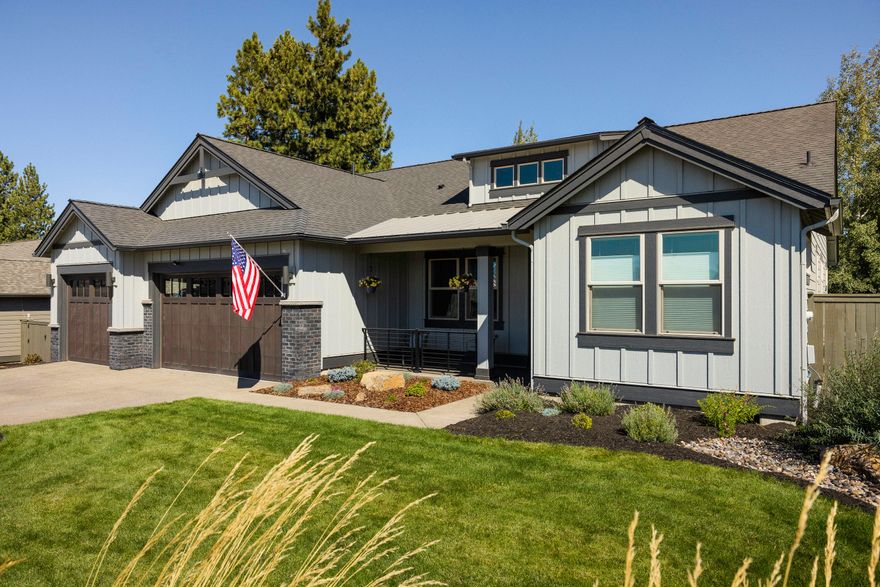 This gorgeous Rivervale home boasts mountain views, private lot, open floor plan with large three car garage! This is the one to own for so many reasons, Pahlisch put everything into this floor design. Single level, 3 bedrooms, with flex bedroom/office, formal dinning area and chefs dream kitchen. Everything is done with love and no expense was spared throughout. Must see to appreciate!