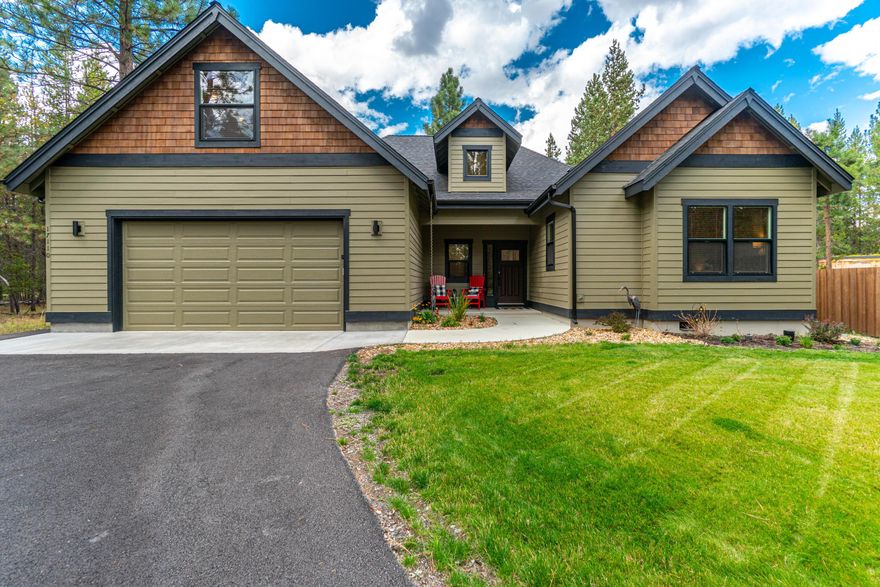 Embrace a lifestyle defined by the soothing sounds of the river. Nestled along the picturesque riverbanks, this splendid 5-bedroom, 2-full bath, 2-half bath retreat spans an expansive 2,700 square feet of meticulously designed living space. As you step inside, the heart of this home unfolds with a covered and heated patio, beckoning you to unwind while taking in the breathtaking river views. Open and inviting kitchen with a central island and modern appliances ensures entertaining is effortless. The primary bedroom is complete with an en-suite bathroom offering walk-in closet, tiled shower and double vanities. Versatile flex room - equipped with a bar, sink, beverage fridge and 1/2 bath, making it ideal for a multitude of uses. Add'l Features: 50 amp RV & (2) 50 amp electric vehicle hook-ups & pellet stove. OWW2 offers paved roads, boat dock, 40 acres of trails along the river, back access to Mt Bachelor, 20 min to Bend and 10 min to Sunriver. Can be purchased fully furnished.