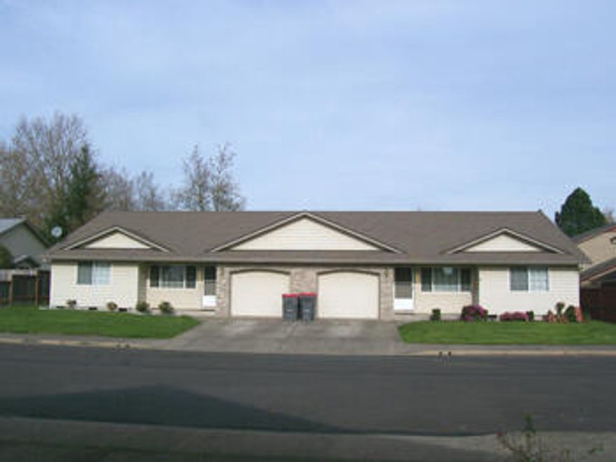 Charming Townhomes Being Sold Together - Investment Opportunity Near Schools & Parks. Welcome to 1519 & 1531 SW Harbor Dr-offering comfortable living accommodations and a promising investment in the heart of McMinnville.? Each unit features 3 spacious bedrooms and 2 full bathrooms, providing ample space for families or tenants. With 1,441 square feet per side, these homes boast open-concept living areas that seamlessly connect to well-appointed kitchens, complete with a stove, refrigerator, and dishwasher. Washer and dryer hookups add convenience for residents.? Enjoy the privacy of fenced yards—perfect for outdoor gatherings, gardening, or a safe play area for children and pets. Each unit also includes a one-car garage, offering additional storage and parking solutions.? Situated on a 0.092-acre lot, this property has easy access to local amenities. It's just a short distance from Duniway Middle School with Quarry Park.