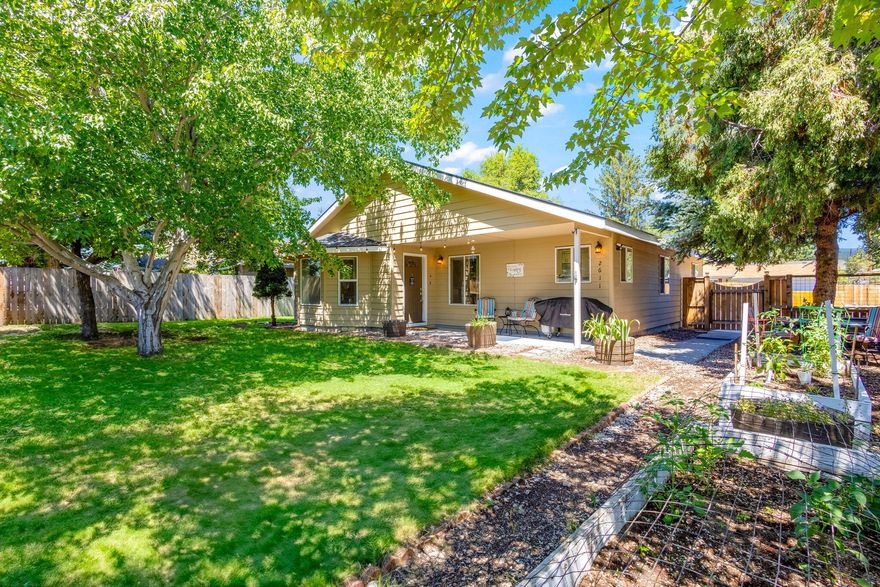 Well-maintained single-level home on a spacious corner lot in SW Redmond! This 3-bed, 2-bath home offers vaulted ceilings, a functional open layout, and tasteful updates from 2021 including LVP flooring, quartz counters, stainless steel appliances, and a roof replacement. The primary suite features a walk-in closet and private bath. Enjoy a fully fenced yard, detached storage shed, RV parking, and a 2-car garage. Located in a quiet neighborhood near schools, parks, and shopping—with just a 15-minute drive to Bend. Comfortable, clean, and move-in ready—come see it today!