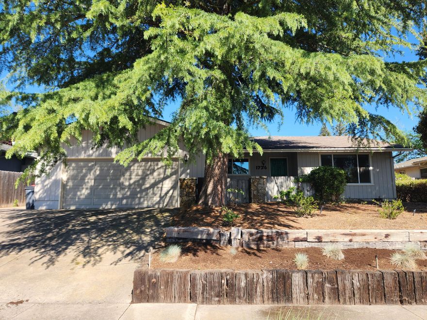 Fantastic East Medford home just one block away from Lone Pine Elementary! This 3 bedroom 2 bath home boasts 1728 sf of wonderful designed space including both living and family rooms and a large kitchen. Access to a covered patio from both the family room and primary suite. Recent updates include vinyl windows, kitchen cabinets, granite counters, and stainless appliances. Both bathrooms have been transformed, interior paint, lighting and floor coverings all being completed within the past 3-4 years. 2 car attached garage with RV parking. Easy care landscaping. Beautiful home in an incredible neighborhood.