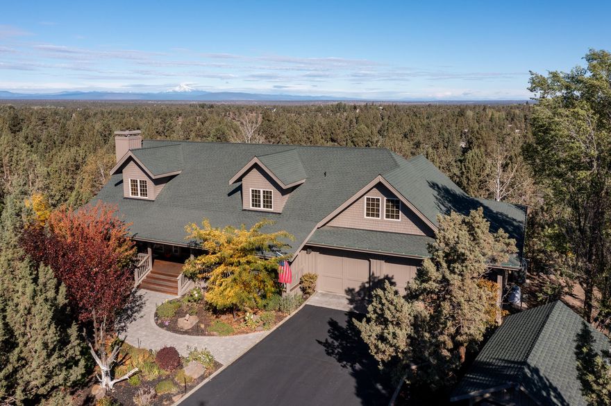 FOR COMPS ONLY - Custom built home on nearly 3 acres with impressive Cascade Mtn views, located in a secluded quiet neighborhood just a few minutes West of town. Enjoy the front landscape while sipping coffee on your covered front porch, once inside you'll feel the warmth of the fireplace, extensive use of hardwood and vaulted ceiling in the main living area. The functional floor plan has a primary bdrm on main level, upstairs you will find a large den overlooking the living room below with built-in cabinets , 2 additional bdrms and a large bonus room.  The huge deck in the back offers incredible 180 degree views that can be observed from most of the living spaces. Central Vac, Mud room off oversized garage with built ins,  plenty of parking, Fully fenced with several separate pastures for your animals. Painted a year ago, new hot water heater, shed, fencing, gates.  Shared irrigation agreement in place. Seller will not pay Buyer concessions.