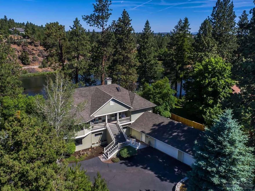 This is the remodel opportunity of a lifetime right on the Deschutes River & only five minutes from all the action of downtown Bend. Nestled on an acre of privacy with towering trees & a partially completed guest house, this home is ready for a new family to make it their own. Light & bright living spaces including a theater room & main level master, plus an incredible entertaining deck & beautiful yard. For the buyer looking for something very special with lots of potential, this house is not to be missed!