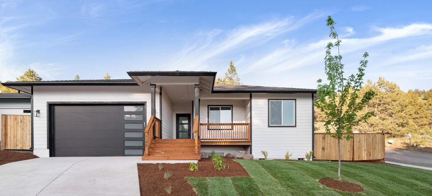 This stunning new single-level 3 bedroom, 2 bath, 1710 square foot home with soaring 9-foot ceilings invites you to entertain and relax, with abundant natural light flowing through large windows. Modern large kitchen with eating bar and big pantry includes quartz countertops, wood shaker cabinetry, soft close doors and stainless steel gas range. Open great-room layout with full-height tiled fireplace with mantle. Perfect for gathering and entertaining with slider that opens to vast, private back yard. Oversized primary bedroom suite has full bath with tiled shower, 2 sinks and huge walk-in closet. High-end quality finishes throughout with wrapped windows, custom trim and luxury vinyl plank floors, AC and high efficiency gas furnace. Gorgeous, peaceful back yard, and on corner lot! Located in a quiet, walkable neighborhood, just a short drive from Downtown, Kingsley Airbase, Sky Lakes Medical Center and OIT. Home is complete with beautiful modern finishes, perfect and ready to move in!