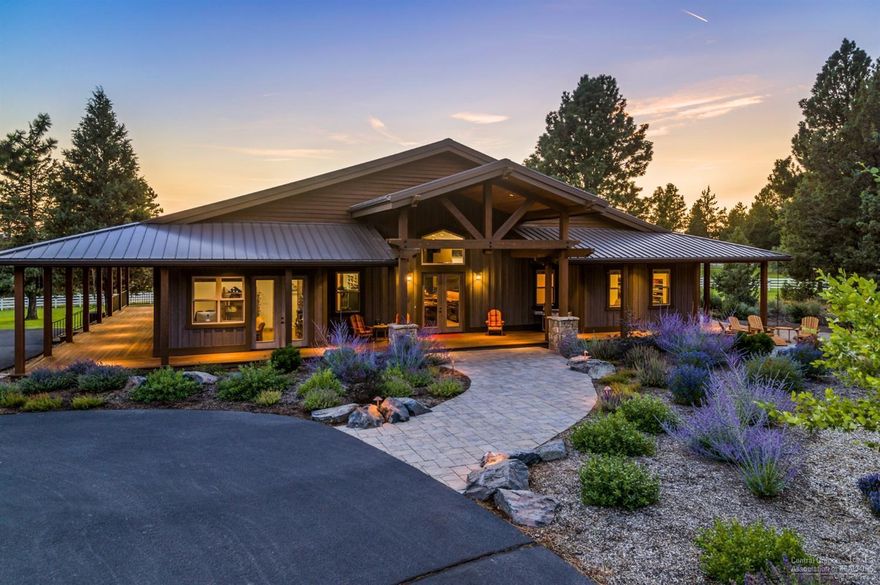 Finest Country Living Fantastic single level home with stunning Cascade Mt Views from your front door entry throughout!Quality craftsmanship with 3 bdrm suites,high ceilings,extensive stone see through FP between Great Room and Master BR, gourmet kitchen and an exterior cedar deck surrounds entire home!Detached garage may park 9 autos with plumbed studio,3,496 s/f farm building with canal/pond, 10 station underground irrigated pasture and landscaping all timed for enjoyment! Stay tuned for PIX!