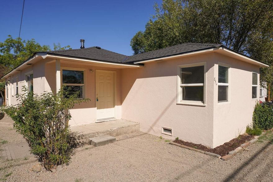 INVESTMENT READY. Located in a central location with easy access to shopping and convenient living, this duplex in Medford is ready for a new owner. The front unit is vacant and has been newly updated with fresh paint inside, new flooring throughout. A new roof, updated bathroom with a new bathtub/shower and vanity. The back unit has a current lease that expires in October. This spacious property has a two-car garage as well as a large fenced in back yard. New rock gravel on the driveway and fresh exterior paint. Ready to show.