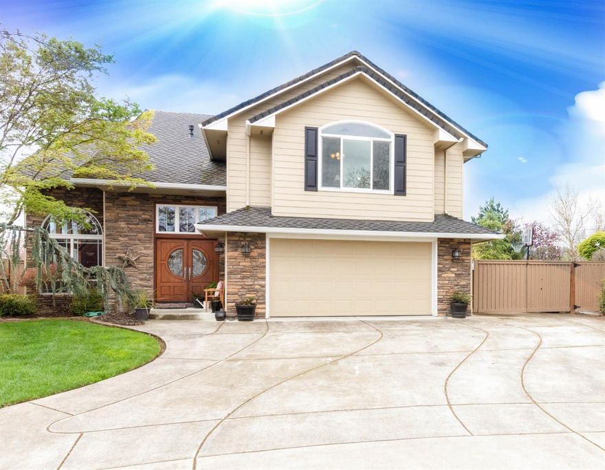 One of the Most Incredible Homes in the Rogue Valley Located in the Extremely Desirable Pheasant Creek Estates in Central Point (Richardson Elementary School District 6). Truly a Must Tour! This home has it all. Completely custom built one-owner home w/main floor master suite, beautiful upgraded in-ground Gunite swimming pool w/waterfall +beach entry, RV parking, large 0.24-acre lot, 4 true bedrooms + office, separate living room & family room, separate dining area, gourmet kitchen has large picture windows looking into the amazing back yard & swimming pool, high-end appliances/granite countertops, granite kitchen island, custom cabinets, upgraded lighting & plumbing fixtures. Huge master suite w/large walk-in closet, 2 sinks, jetted tub, walk-in shower & upgrades galore. There is a large bonus room (4th bedroom) over garage & an office upstairs w/balcony & private deck. Finished 2-car garage, covered back patio, beautifully landscaped front & back yards w/timed sprinklers & privacy.