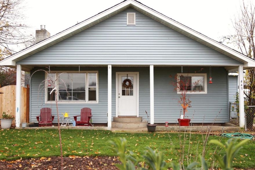 Charming, close in but far enough out, cottage with 2/1 bed and bath and a loft and storage. Interior laundry room. 1.84 acres, drive through barn tack room, additional 2 horse stall and shed. Garden area, yearly creek with pasture across the creek. Hardwood floors in open beam cozy living room with fireplace. Open to kitchen. Built in drawers in side of stairs to loft and storage. (Desk to stay with house). Possible hardwood under carpets in bedrooms. New deck off bedroom with stairs. Hot tub relocated next to deck, all new wiring to hot tub. No cover to hot tub. Updated when seller purchased 1 years ago. New hot water tank, insulation throughout home. Front landscaping recent, new fencing on property. Hard to find set up in such move in ready condition. Room to grow and add on to the home. Inclusions: fridge, stove, dishwasher, washer/dryer, hot tub, desk in loft, window cover, garden hoses.