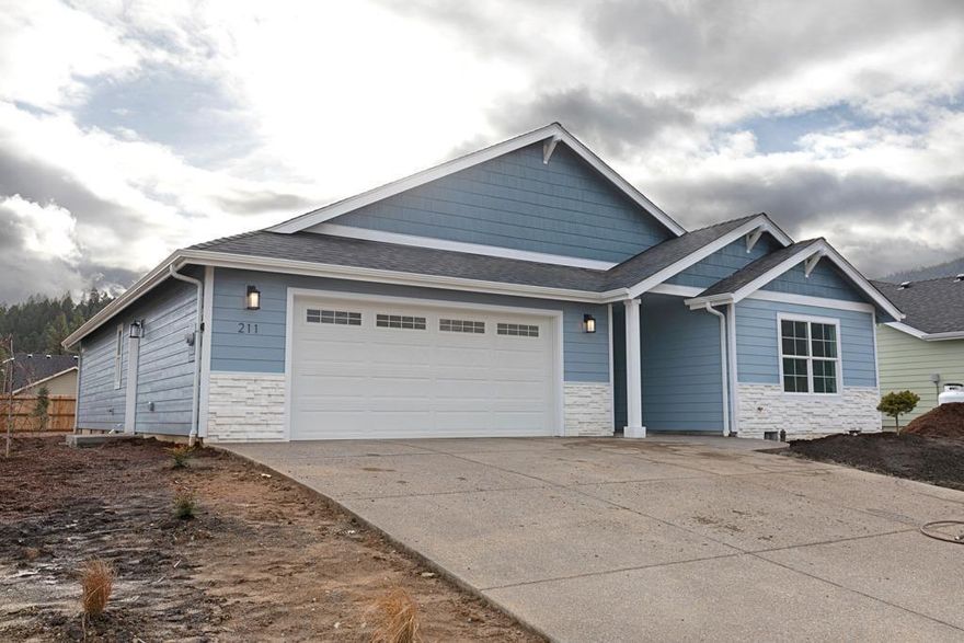 Illinois Valley's Premier Subdivision! Commencement of construction happening soon at 252 Pomeroy View Dr. The Aspen II 1724 sqft. Located on .21 acre lot number 30. Featuring vaulted ceilings, finished 2 car garage, and RV Parking. The open floor plan features custom wood cabinets, buyers choice back splash tile, water resistant laminate flooring, upgraded sculptured touch carpet, stainless steel appliances, window treatments and front/back landscaping. Pomeroy River Estates is a local hidden gem with highly desirable river access for swimming, fishing below the dam and enjoying the mountain views! This community is close to town and has that peaceful country feel. The community also offers a secured RV parking area for your recreational storage needs. Photos may represent the home when completed or during construction. Come see what Pomeroy has to Offer!