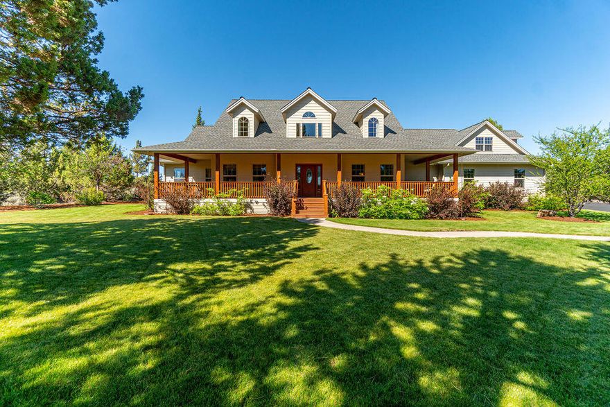 Pristine and beautiful home-this Lane Knolls property has it all!  Quality of construction and meticulous care are apparent. The large foyer is adjacent to a formal dining room, as well as a den/office. The great room features vaulted ceilings and captures the beauty and privacy of the lot. From the great room, enter backyard oasis through sliders. The gourmet kitchen showcases quality cabinetry and opens to the great room, as well a breakfast nook.  The main level primary suite has a bath with a tub, shower stall, double vanity and linen closet. Off the bathroom you will find an exercise room that could be used for an office or nursery as well.  Up the main stairs of the home, you will find a junior primary suite, with charming dormers and plenty of space. Two additional bedrooms with views and a full bath complete the upstairs wing. Through a separate set of stairs, you will find a large bonus room, office area and full bath. A 3 car garage has room for all of your toys!