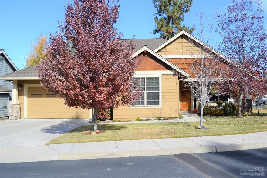 Single level home on a corner lot! This highly popular floor plan features 3 beds, 2 baths and an office that could be 4th bedroom. Open kitchen with island/breakfast bar, tile counters, pantry. Includes all appliances. Vaulted ceiling in great room with gas fireplace. The master suite features vaulted ceiling, walk-in closet, Double vanity, soaking tub and separate shower. Plenty of room in the triple car tandem garage. Outside is landscaped with sprinklers and has a paver patio, great for entertaining.