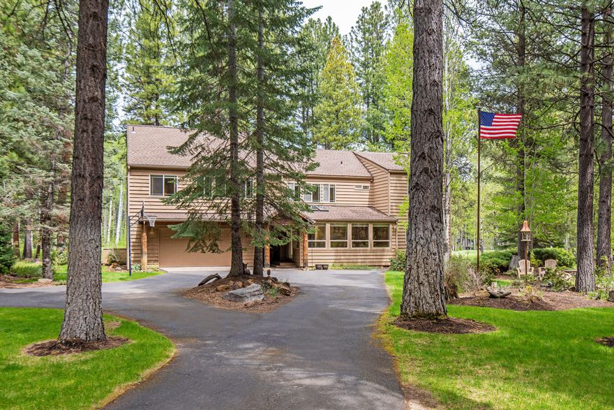 This home offers ample space for all, offering 5 bedrooms and 4 full bathrooms. The meticulous landscaped yard front and back allows for plenty of grass to play on and is Located on the 14th fairway of Big Meadow Golf course. THERE IS A PLACE... Black Butte Ranch is a gated community that offers a relaxing refuge, with several dining options, 6 swimming pools, 2 championship golf courses, 19 tennis & pickle ball courts, 18 miles of paved bike paths, horseback riding trails and stables, sports complex, rec room, disc golf, basketball courts, hiking trails, fishing & so much more.