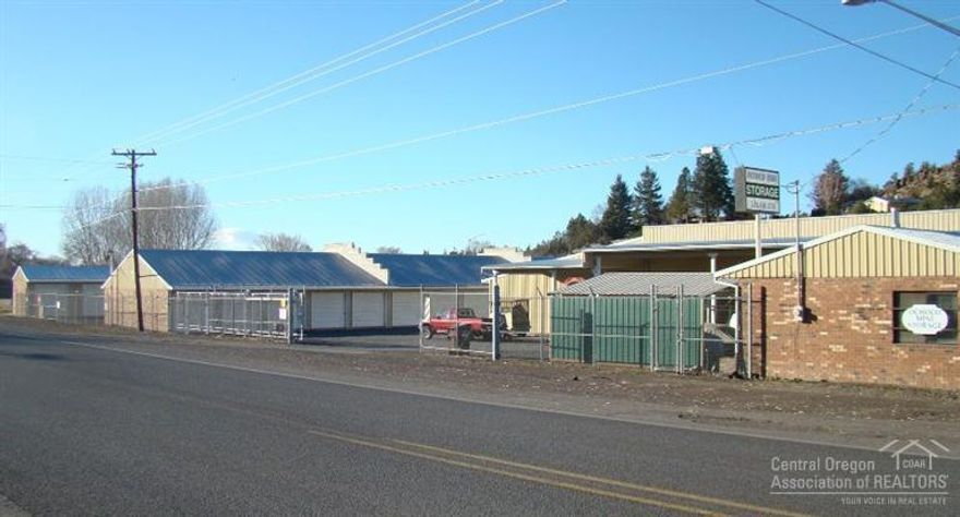 Ochoco Mini Storage - long established, 194 units with manager's apartment and office. Automatic security gate, Hwy 26 frontage, just blocks from the new St. Charles Hospital on the fast growing east side of Prineville. Steady income, many long term renters. Backup package available with confidentiality agreement.
