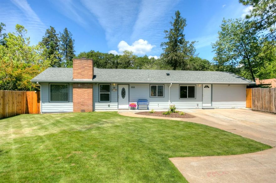 Don't let the exterior deceive you - this beautiful home has been remodeled inside and out! The fireplace is original, but the roof, flooring, interior finish work, bathrooms, kitchen cabinetry, appliances, lawn & sprinkling system are all new! The pool has even been refinished & is ready for summer. The master bedroom is very spacious and has an over-sized walk-in closet. There is additional property and access from Memorial Dr which makes this .56 acre lot ideal for adding a shop/garage with loft above? Maybe divide in the future? So many options!