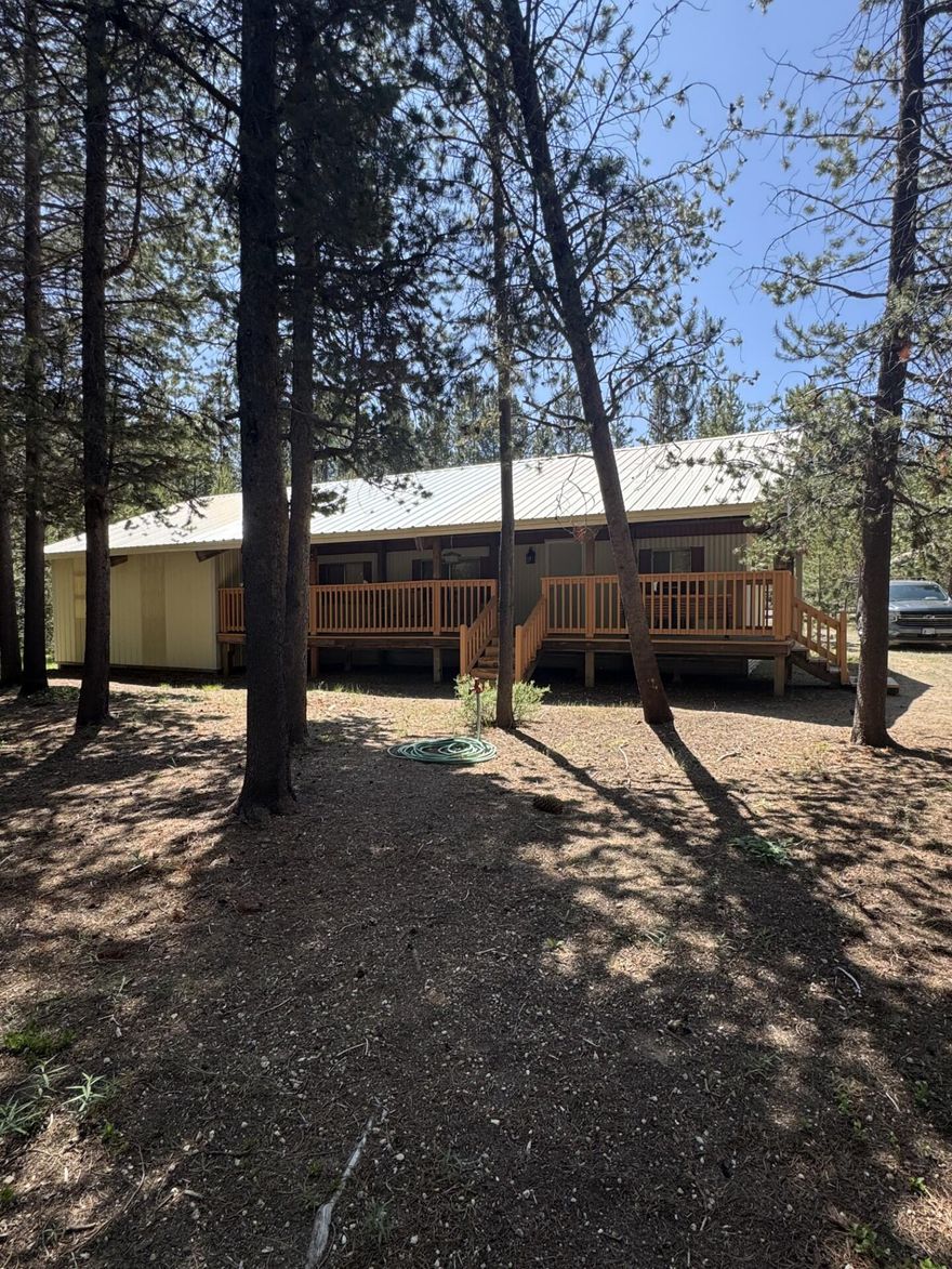 Here is your chance to own a well maintained home in the highly desirable Two Rivers North Subdivision. Enjoy over 2 acres of property that backs to Hemlock Creek. This 2 bedroom home is perfect for fulltime living or weekend getaways. Home comes furnished and appliances included . Go fishing swimming, hiking, ATV riding and snowmobiling from your property . Two Rivers North Subdivision is minutes away from Crescent, Odell, Miller and numerous other high mountain Lakes, trails and Willamette Pass Ski Resort. Don't miss out on this great opportunity.