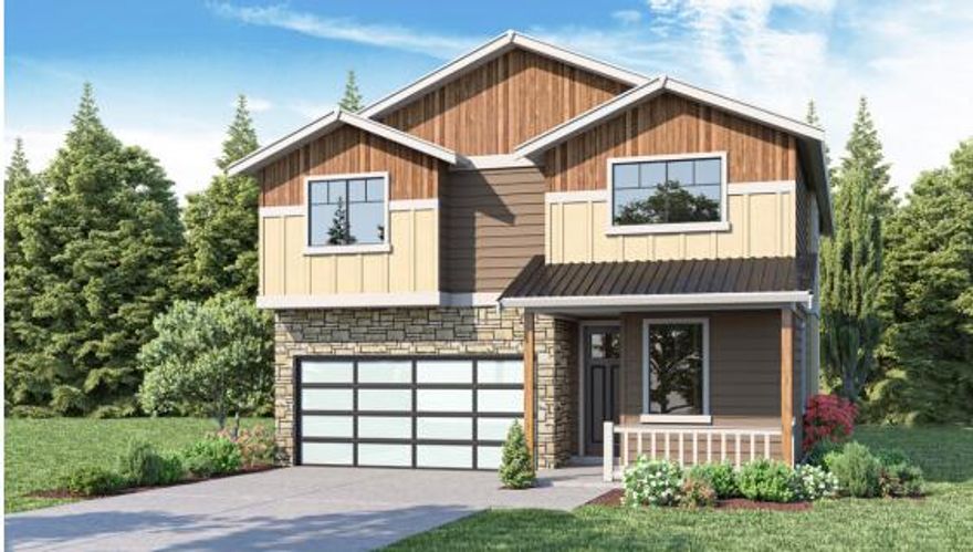 Beautiful Mountain Views!! DR Horton's newest community, Lodges at Bachelor View, has a highly desirable location convenient to the mountain and trails! Live where you play! 
Our Coral plan offers an open concept layout. Kitchen with large island overlooking living space and formal dining. 4 bedrooms and den on main. 
High end finishes throughout: stainless appliances including gas cooktop and hood vent, quartz countertops, painted cabinetry, pendant lighting and pantry. 
Upstairs is a luxurious primary bedroom with en-suite, tile surround shower, free standing tub and dual vanity. 
Fully landscaped and irrigated, full rear yard fencing and covered patio.
$7,000 in closing costs when using affiliated lender.  Includes AC.
 Exterior is representational of elevation and style, not colors or masonry.
Take Reed Market, Colorado or Mt. Washington Dr. to SW Century Drive to left on Bachelor View, Left on Marshmallow, Right on Beverly Way