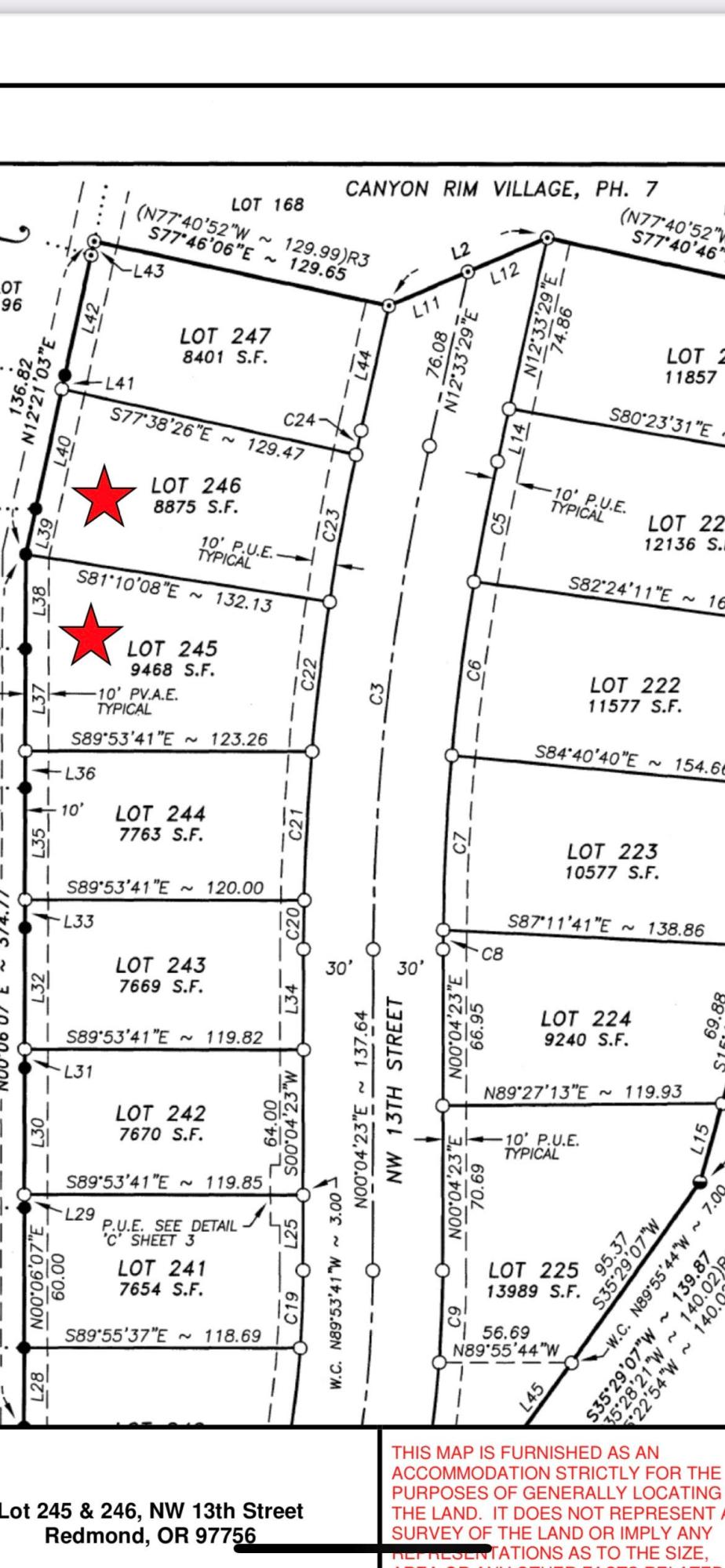 Canyon Rim Village - Land