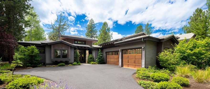 Stunning Contemporary Northwest Retreat in Broken Top

Discover refined living in this beautifully crafted single-story home nestled in the heart of Broken Top. With a spacious 2,748 sq ft layout, this residence offers a seamless open floor plan, ideal for modern living and effortless outdoor entertaining in your courtyard style patio. Featuring two well-appointed bedrooms, a media room (easily converted to 3rd bedroom), a truly dedicated office, and a chef-inspired kitchen w/new built in oven and microwave complete with granite countertops and sleek modern finishes.

Enjoy year-round comfort with a new furnace and air conditioning unit, whole home humidifier, and heated flooring in the primary bathroom. For those looking to expand, blueprints are included for a potential second story addition, endless possibilities await!

Set within the serene, tree-lined streets of Broken Top, residents enjoy a tranquil lifestyle with access to walking trails, parks, all w/o a club membership