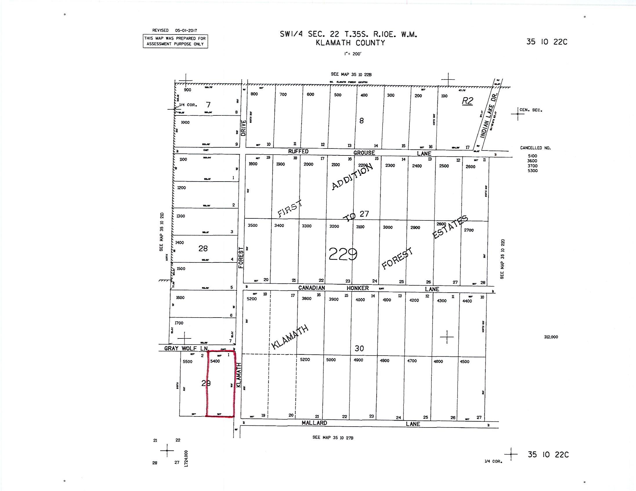 Klamath Forest Estates - Land
