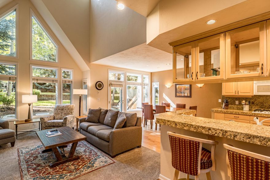 TH#21 - C  20% Deeded Ownership (10 weeks of annual usage) in a beautifully decorated & furnished townhome. Enjoy a peaceful setting with lovely views of common area & water feature from the patio. Refurbished in 2022 with new hardwood floors, new furnishings, new appliances, new furnace, AC & hot water heater. This is a non-rental townhome. Weeks can be used or traded with RCI. Stoneridge amenities include: a clubhouse w/outdoor pool, Jacuzzi/hot tub, workout room, steam room & sauna, 2 tennis courts, playground & bikes are available. Single car garage w/extra storage space. A Professional Management Team onsite is available to assist owners & guests.