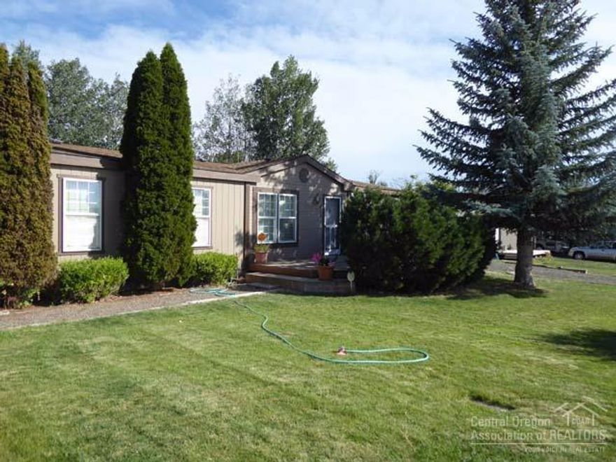 Great 3 bed, 2 bath, 1512 SF Manufactured home within City limits of Culver. Oversized double car garage. Roof was replaced 2 years ago and heat pump installed 2 years ago. Priced to sell, a must see!