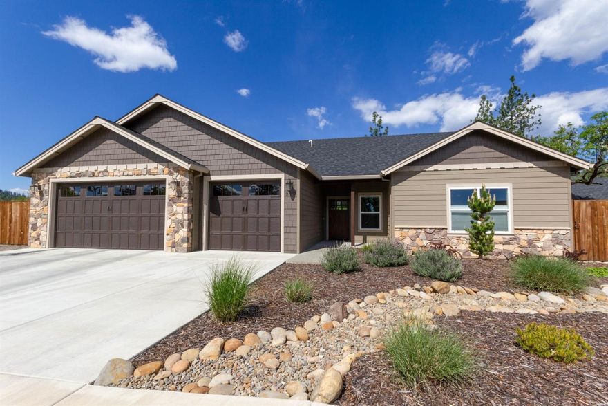 WOW! A Quality custom built home by Leonardo Homes in a forest like setting. Walk into the formal entry with vaulted exposed beam ceiling and distressed solid oak scrapped hardwood flooring. This open floor plan has the kitchen/dining/family room all in one. The gourmet kitchen has leathered granite counters, knotty alder cabinetry, upscale stainless-steel appliances, pantry closet and breakfast counter with mason jar pennant lights. The split floor plan has a master suite has an additional sitting room with endless possibilities and opens to its own private patio. The master bath has a jetted tub, tiled shower with pebble pan and 2 large walk-in closets. The laundry room has built in wood cabinets for extra mud room storage. The wooded private backyard is ideal for entertaining, complete with dining/sitting area and a separate fire pit area. There is a 3-car finished garage with on demand hot water heater, lots of attic storage and HUGE RV parking. This is a must-see property.