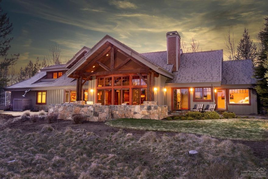 Running parallel to the par 3, 3rd hole of the Crosswater Course, 56300-74 Twin Rivers Drive boasts southern exposures that bathe the home in natural light year-round. When you enter this finely-crafted home, feel the warmth of the heated Raja slate flooring, and look through the great room toward the patio and the golf course. The master suite, with a large spa-like bath, are on the main floor. The home sits near the end of the cul-de-sac allowing for little to no traffic. The home's unique design presents beautifully from the street and throughout the interior. A large, two-sided fireplace in the great room creates a larger area for guests and a more intimate anteroom that is perfect for reading or a media area. A well-appointed kitchen/dining area also looks towards the course. The rear patio remains shaded in the late afternoons during the sunny summers. Upstairs, there is a loft area perfect for a home office or small library. Call today for a private showing.