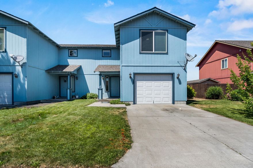 Well maintained, professionally cleaned and painted move in ready town home with open floor plan. Newer carpet throughout, forced air gas furnace and A/C replaced in 2019. Large bedrooms, walk in closets and large primary suite. Loft area, linen closet and laundry upstairs. Spacious fenced back yard. Sprinkler system in front and backyard. Attached single car garage is 330 sq ft.